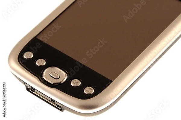 Fototapeta an isolated pda on a white background