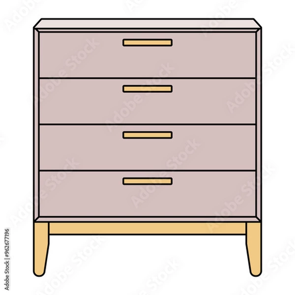 Obraz Drawer Illustration