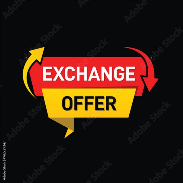 Fototapeta vector Unbeatable Exchange Offers old product for new design 
