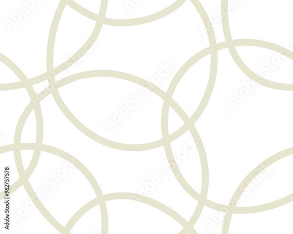 Obraz シームレスな太ラインのパターンの背景（ホワイト＆サンド）