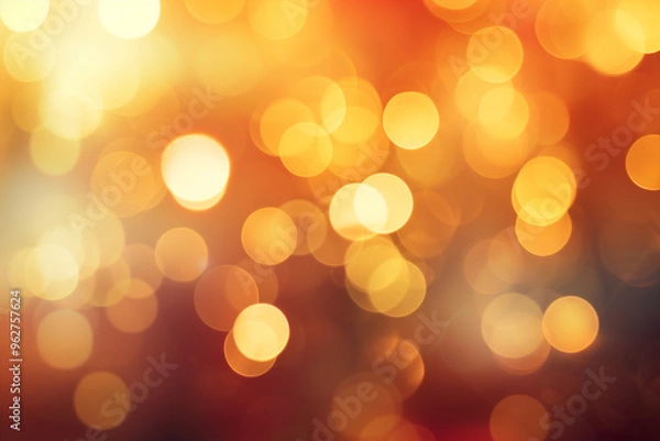 Fototapeta Abstract blur orange background luxury Christmas holiday, motion wedding background brown frame bright spotlight smooth vintage background texture red paper layout design pink brass background motion 