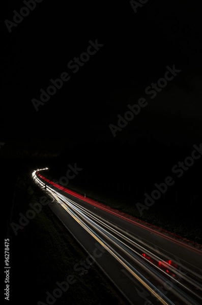 Obraz Straße Langzeitbelichtung