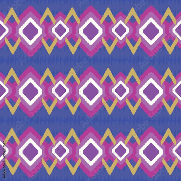 Fototapeta seamless geometric pattern with triangles