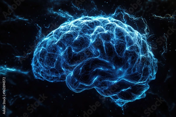 Obraz Artificial intelligence is learning and solving problems