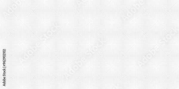 Fototapeta linear mosaic texture pattern, line art, geometric background, light gray, seamless pattern, vector background	