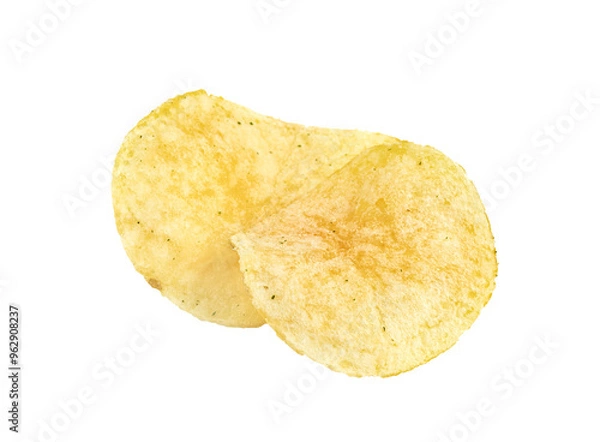 Obraz potato chips isolated
