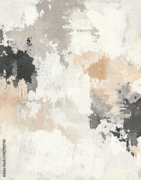 Fototapeta Abstract Brush Strokes on Grunge Background Texture