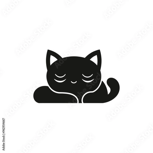 Fototapeta Cat vector isolated