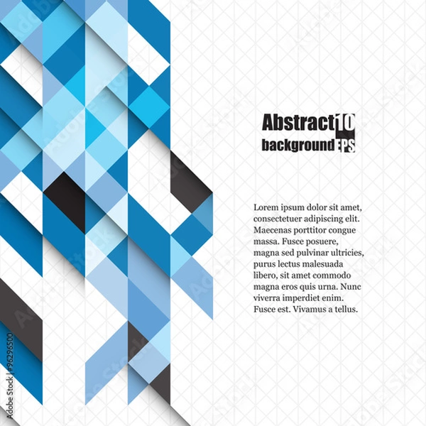 Fototapeta Abstract  background with geometric pattern.