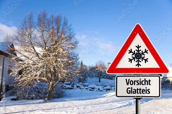 Obraz Vorsicht Glatteis