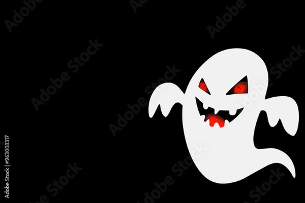 Fototapeta scary halloween ghost