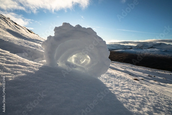 Fototapeta Snow Roller