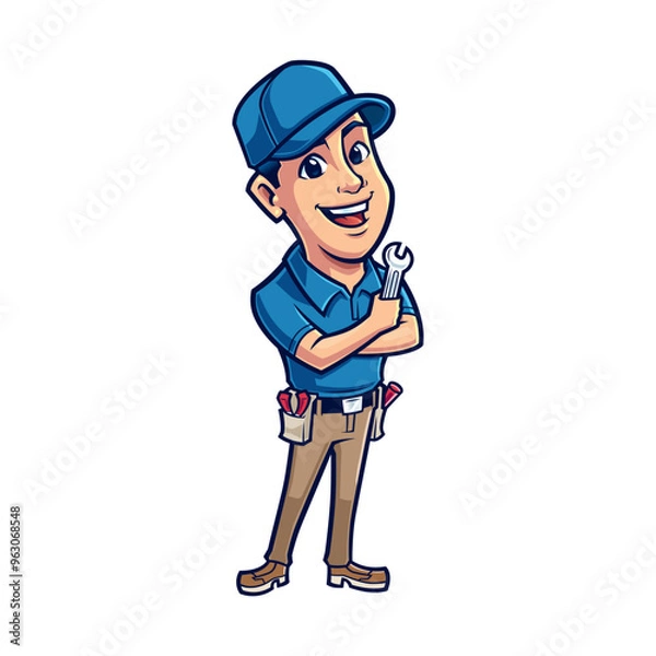 Obraz Handyman Mascot