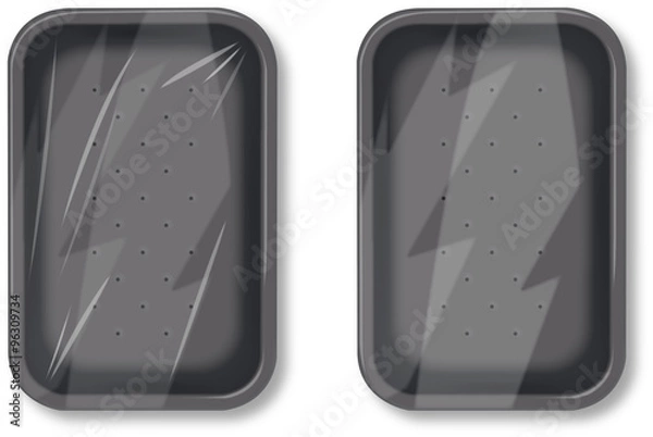 Fototapeta Barquette noire 01