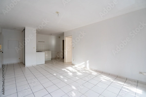 Obraz Empty and unfurnished brand new apartment
