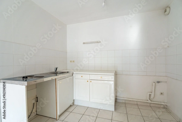 Obraz Empty and unfurnished brand new apartment