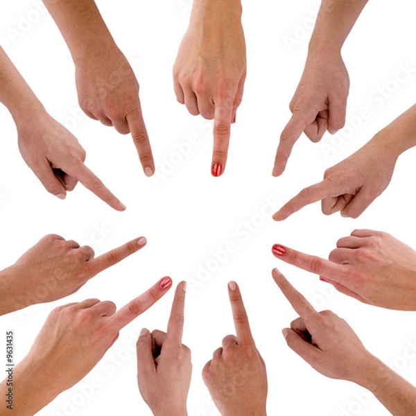 Fototapeta FINGERS - the circle