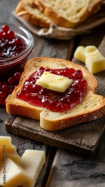 Obraz Bread and jam
