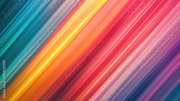 Obraz Abstract colorful diagonal lines background