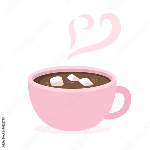 Obraz Gorąca czekoladowa kubek