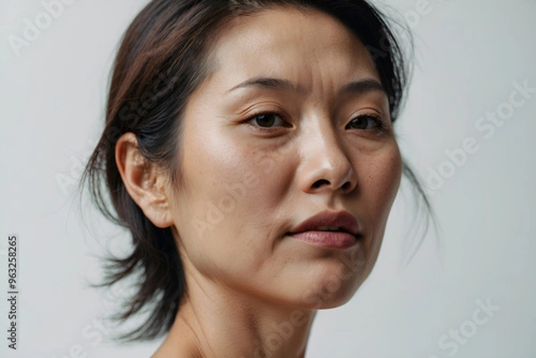 Obraz 女性　ミドル　シニア　スキンケア