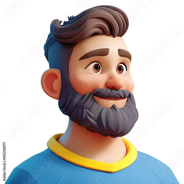 Fototapeta 3d avatar of a man