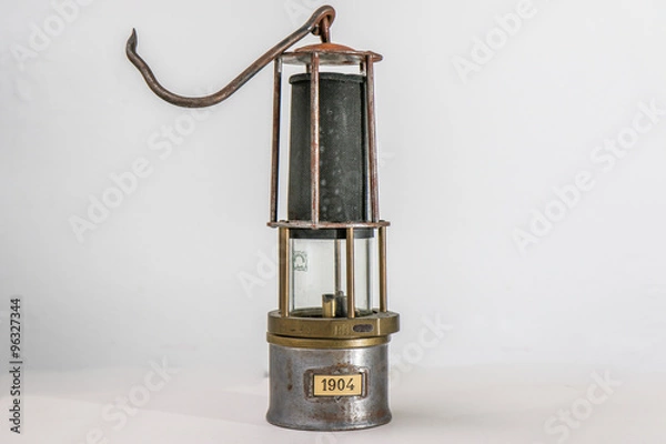 Fototapeta Grubenlampe
