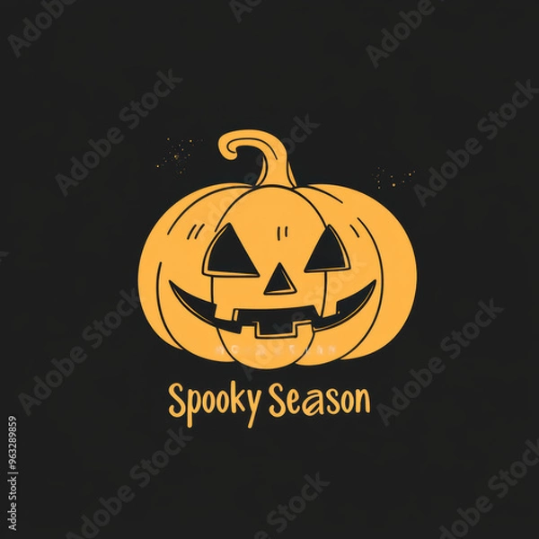 Obraz Spooky Season Pumpkin.