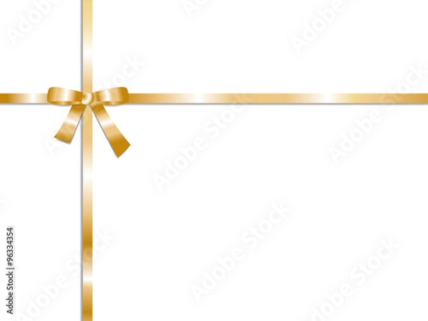 Obraz festliche goldene Schleife