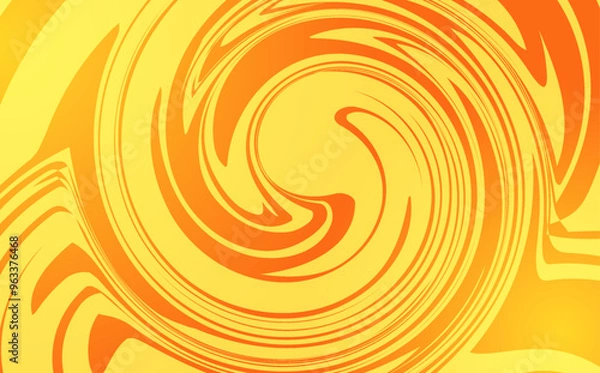 Fototapeta Yellow orange twist swirl abstract background