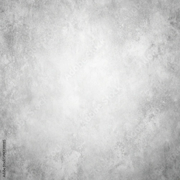 Obraz White gray smooth grainy gradient background texture