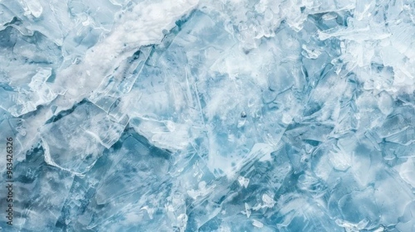 Fototapeta ice background texture 
