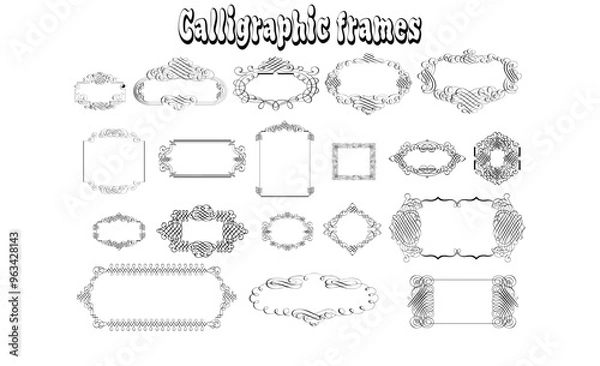 Fototapeta elements and decoration