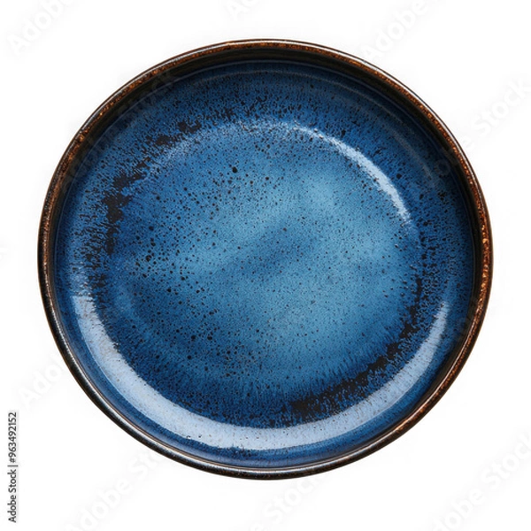 Fototapeta Navy plate isolated on a transparent background png file no background png file