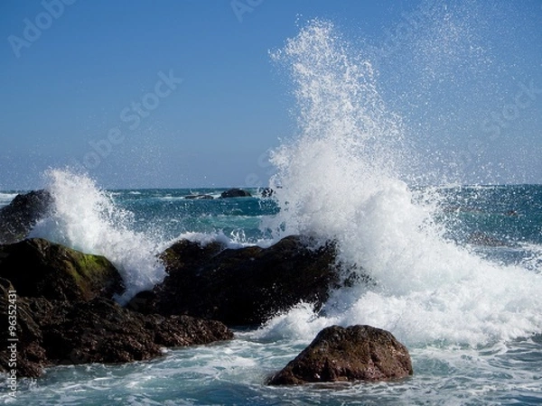 Fototapeta 太平洋の荒波