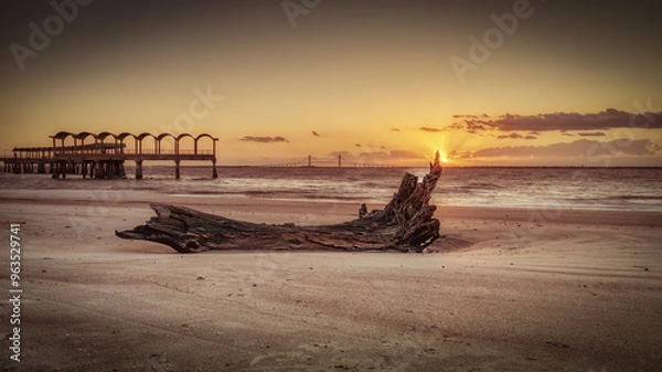 Obraz sunset on the beach