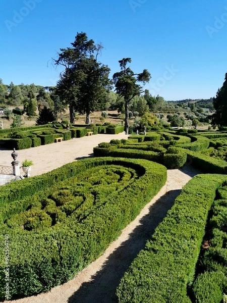 Fototapeta Labyrinth aus Hecken