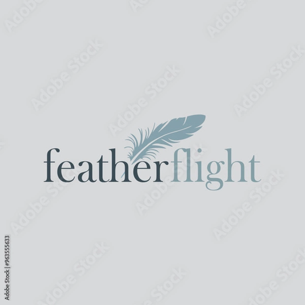 Fototapeta featherflight Creative Modern Logo design