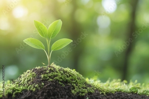 Fototapeta Optimizing renewable material sourcing can significantly contribute to achieving sustainable development goals and fostering a greener future.