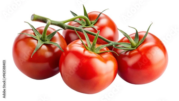 Obraz tomatoes isolated on a white background