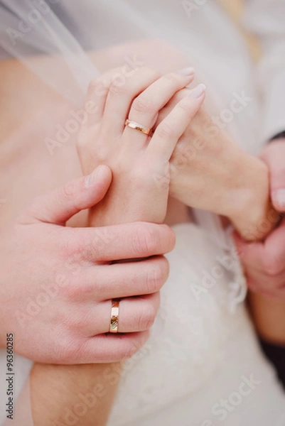 Obraz bride and groom