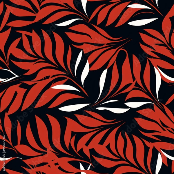 Obraz seamless pattern with leaves