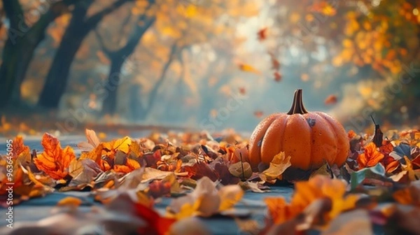 Fototapeta first day of fall concept 