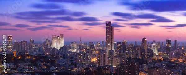 Obraz Tel Aviv Cityscape At Sunset