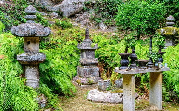 Fototapeta 京都、笠置寺の境内