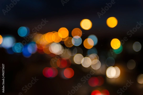 Fototapeta abstract blur light bokeh