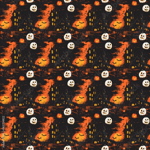 Obraz Halloween Seamless texture pattern