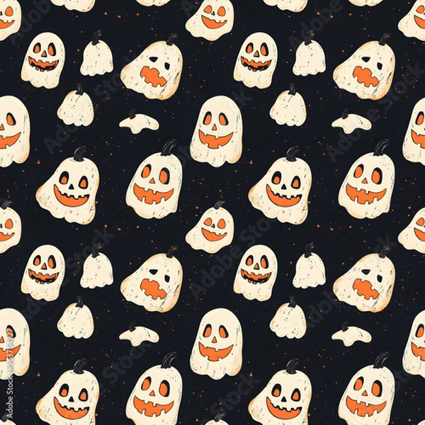 Obraz Halloween Seamless texture pattern
