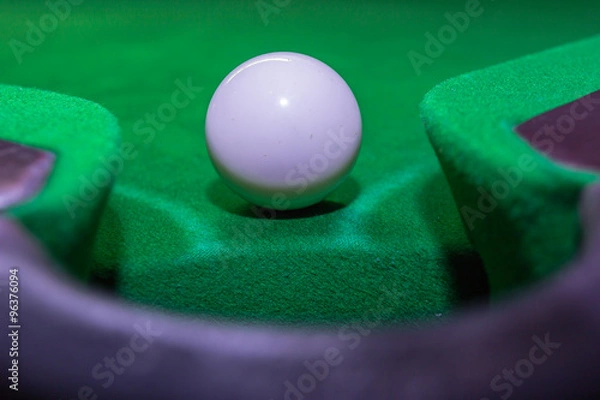 Fototapeta Snooker ball on snooker table