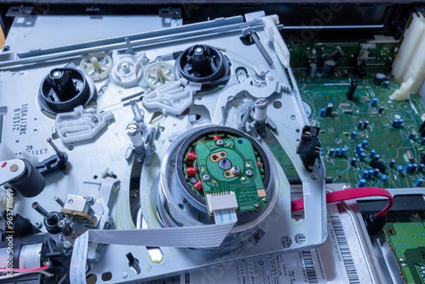 Obraz VHSビデオデッキ 内部機構